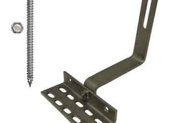 CLAY ROOF HOOK WITH BOLTS & ALUMINIUM NUTS AND 3 SCREWS