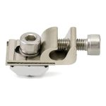 QWORK Aluminum Grounding Tab — Solar Panel Rail Clip