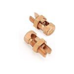 QWORK Copper Split Bolt — 4-8 AWG Grounding Connector