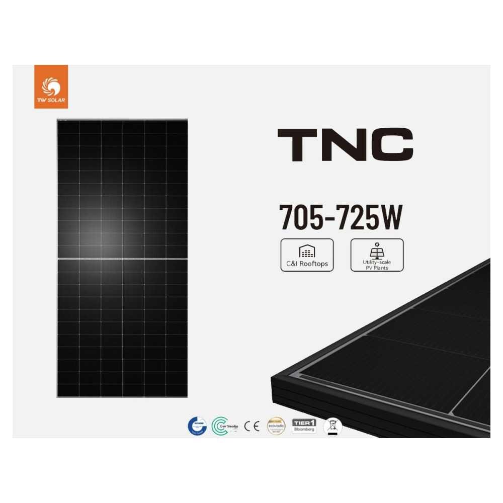 Tongwei 715W N-Type TOPCon Bifacial Solar Panel